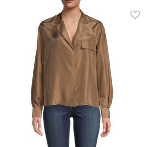 Vince 100% silk top